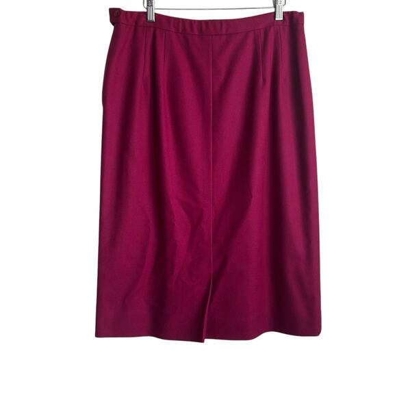VTG Pendleton USA Made Women Midi Skirt 14 Virgin Wool Career Retro  Classic - Picture 3 of 9